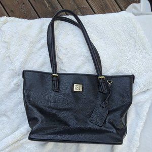 Anne Klein Bag - Black/Maroon